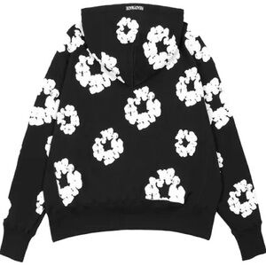 READYMADE x Denim Tears Cotton Wreath Hoodie 'Black/White'
